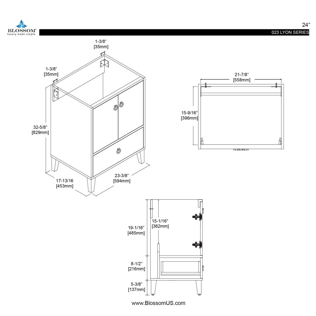 Lyon 24 Inch Vanity