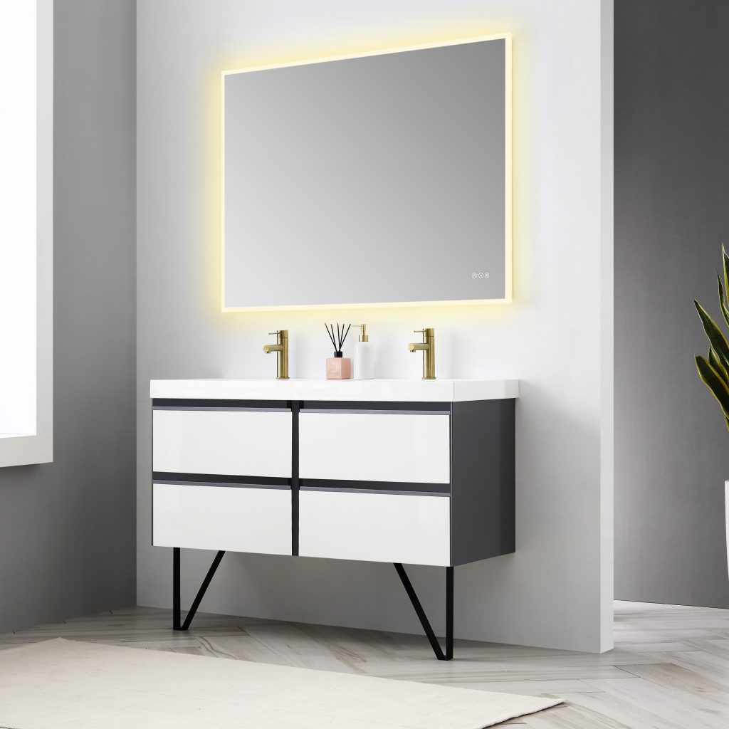 Beta 48 Inch LED Mirror Frosted Sides
