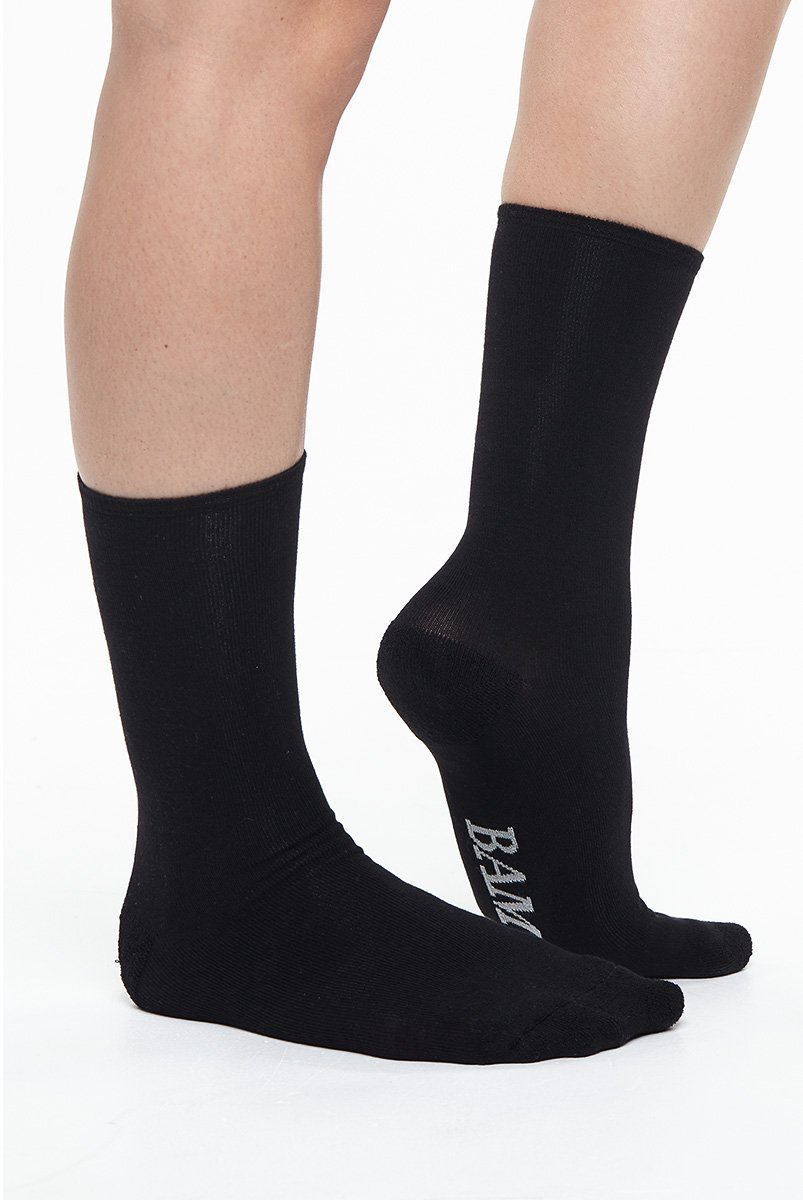 Bamboo Socks Amazing Classics Black 3 Pairs