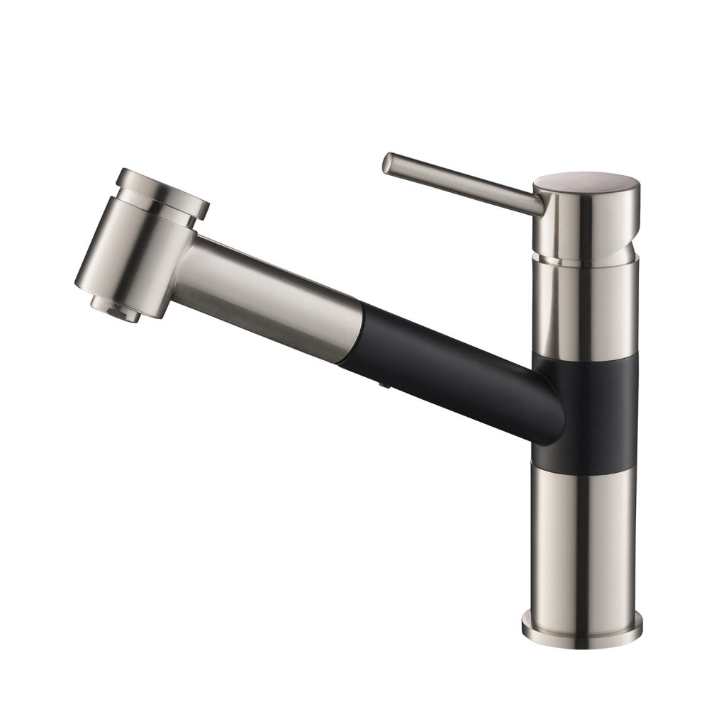 Single Handle Pull Out Kitchen Faucet – Matte Black – F01 207 04