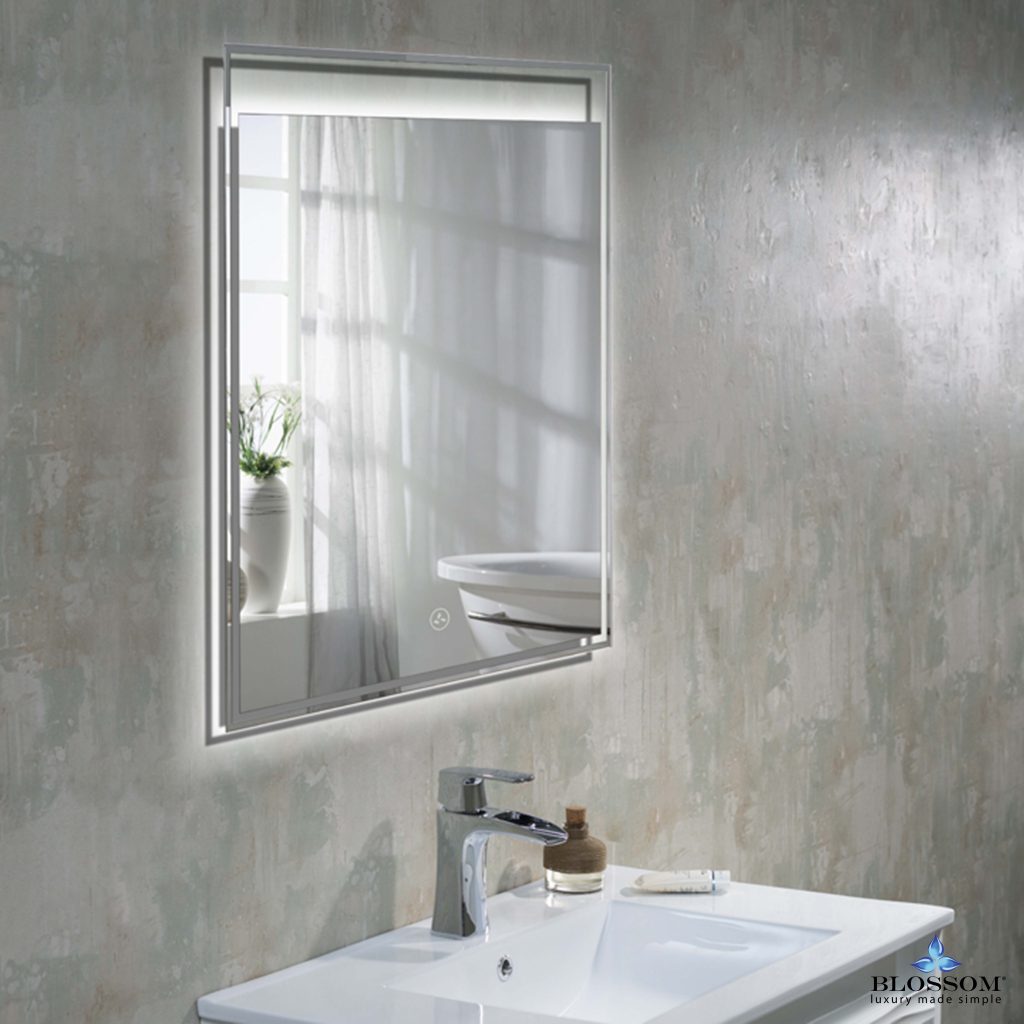 Alpha 24 Inch LED Illuminated Backlit Mirror