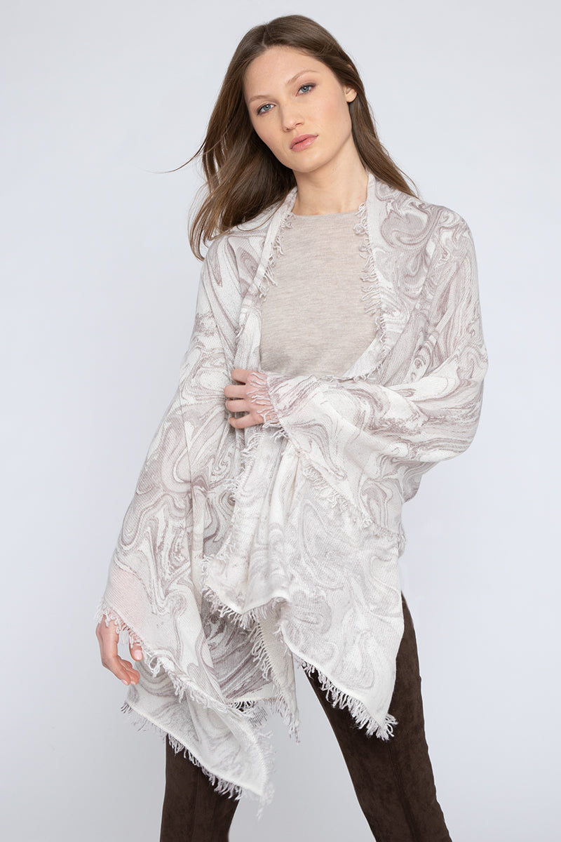 Kinross Marble Fringe Wrap