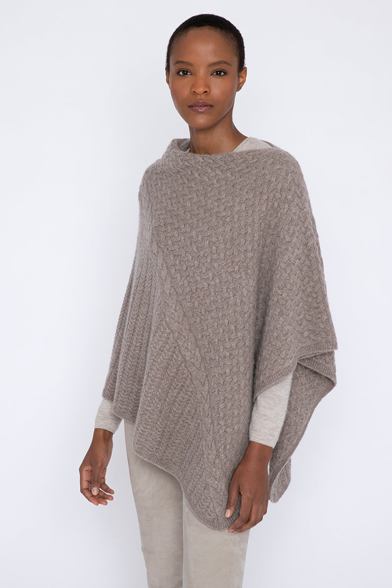 Kinross Cable Poncho