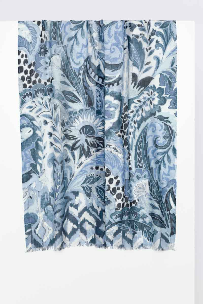 Kinross Boho Paisley Print Scarf