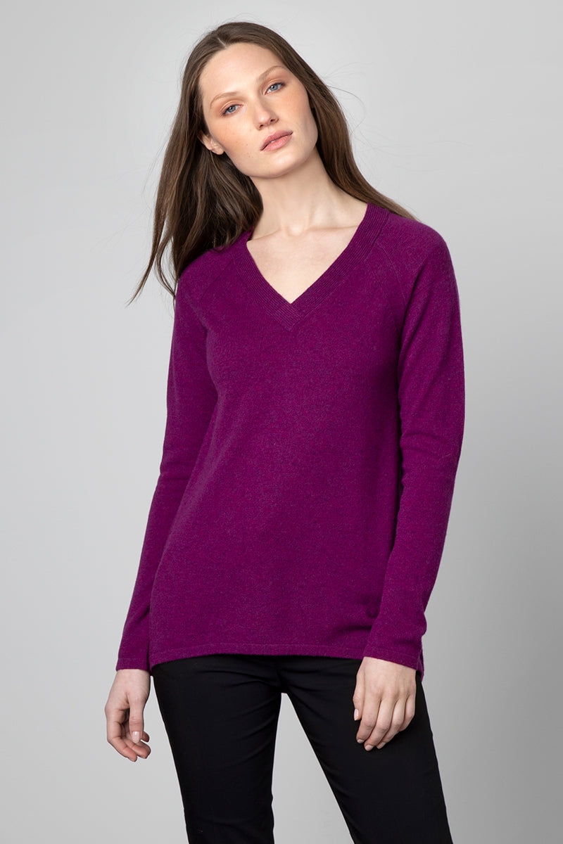 Kinross Cashmere Vee Tunic