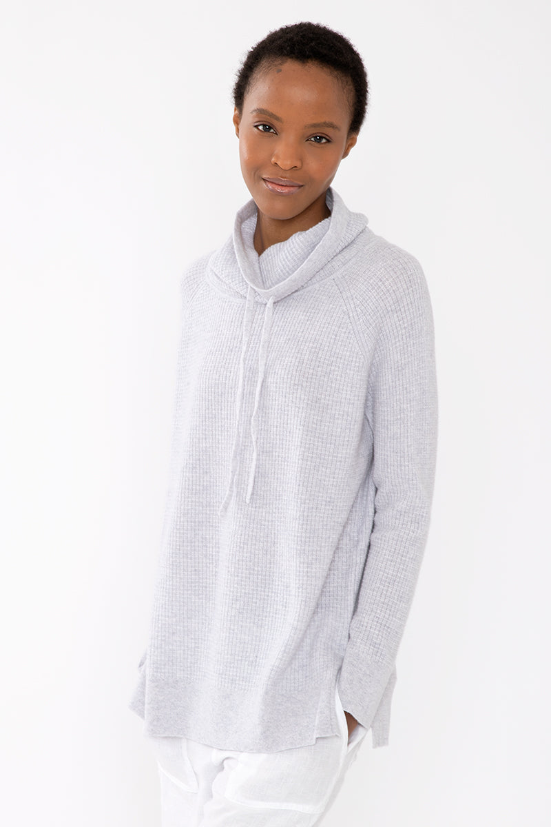 Kinross Cashmere Textured Drawstring Cowl
