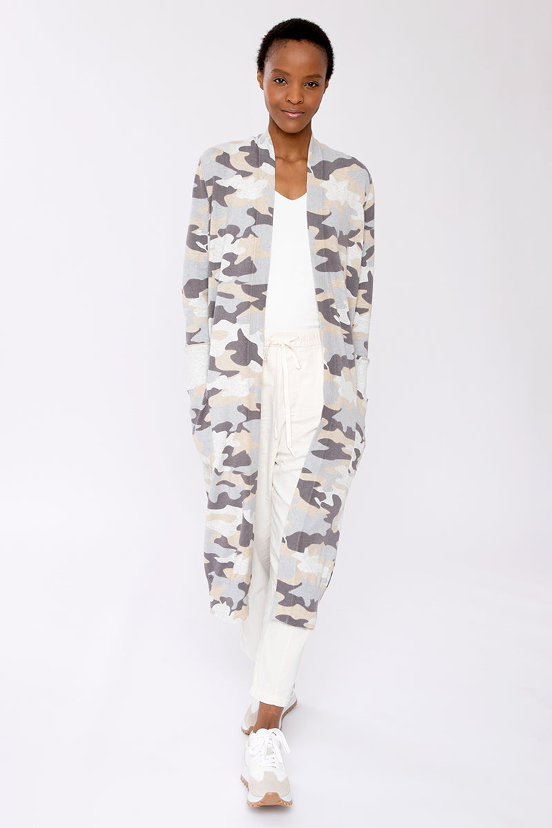 Kinross Cashmere Camo Duster