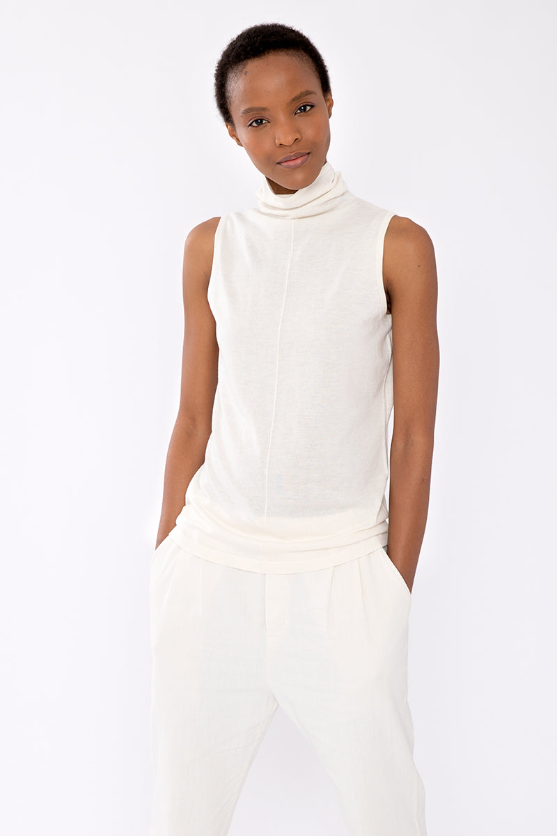Kinross Cashmere Seamed Funnel