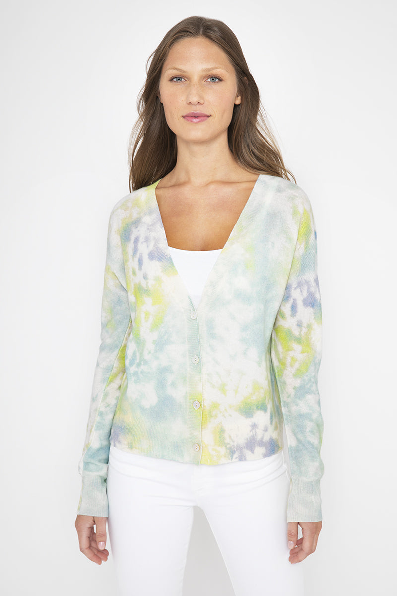 Kinross Splash Print Cardigan