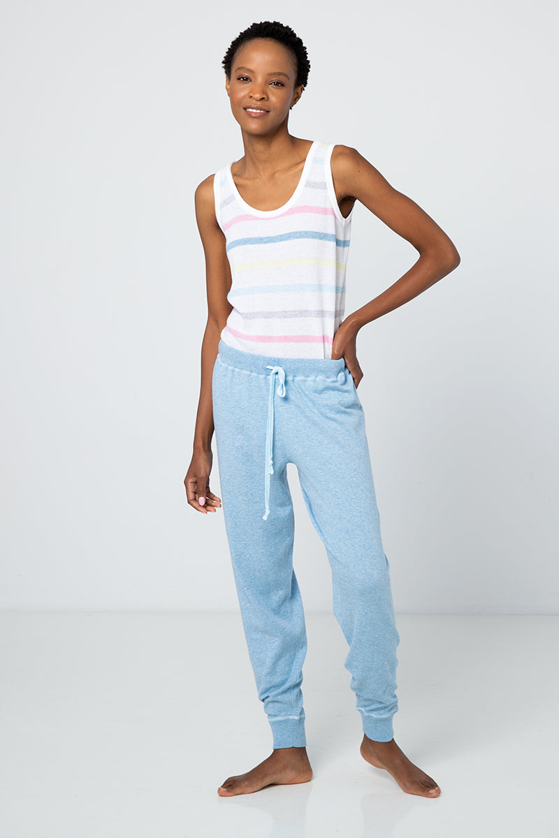 Kinross Cashmere Coverstitch Jogger