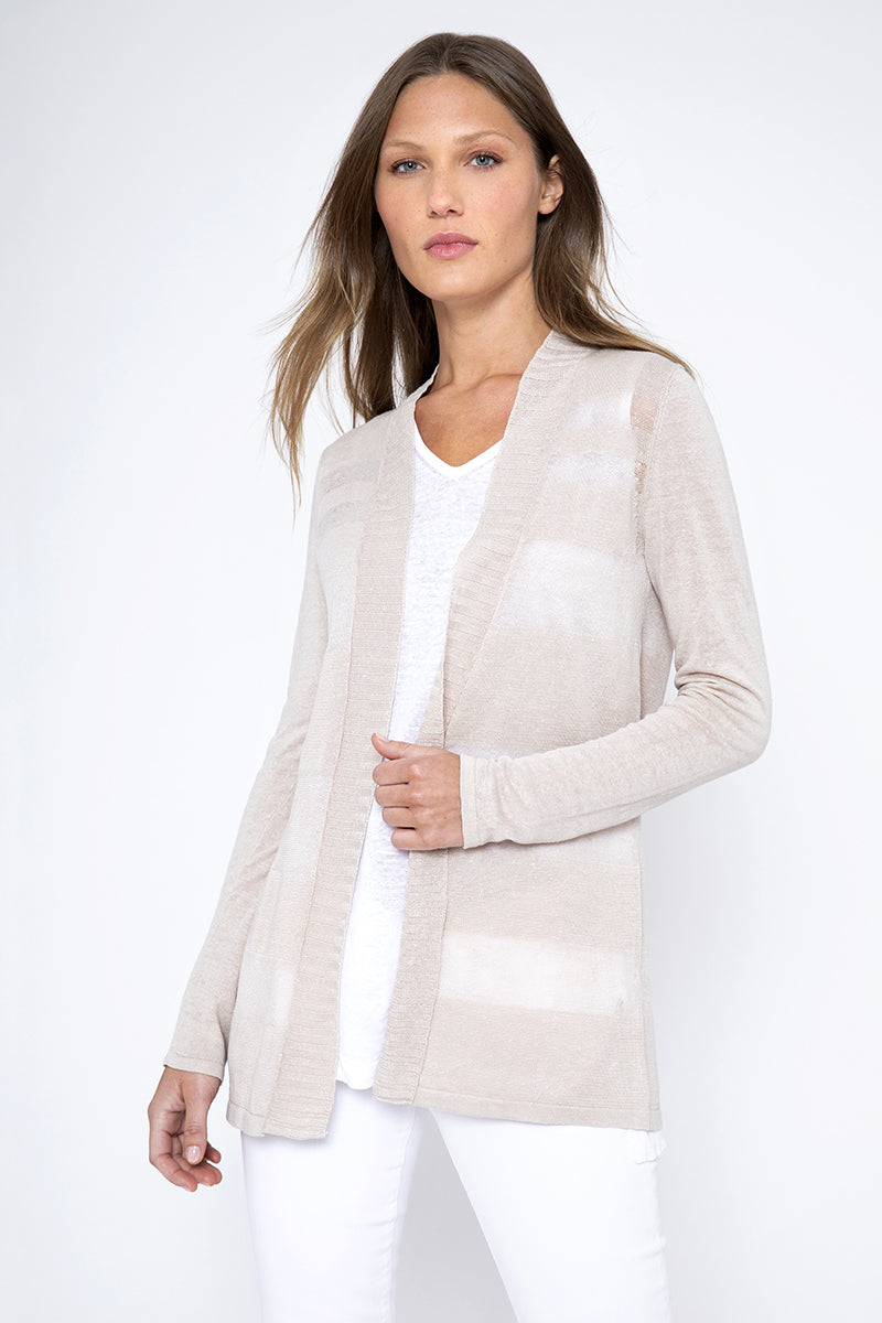 Kinross Shadow Stripe Cardigan