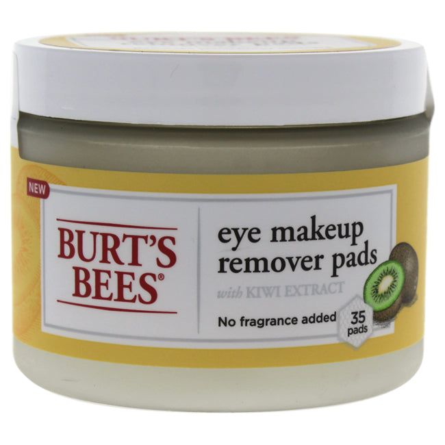 Eye Makeup Remover Pads - Kiwi Extract by Burts Bees for Unisex - 35 Pc Pads