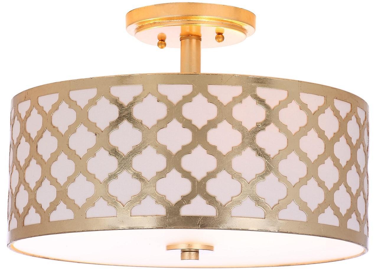 Kora Quatrefoil 3 Light 15-Inch Dia Flush Mount