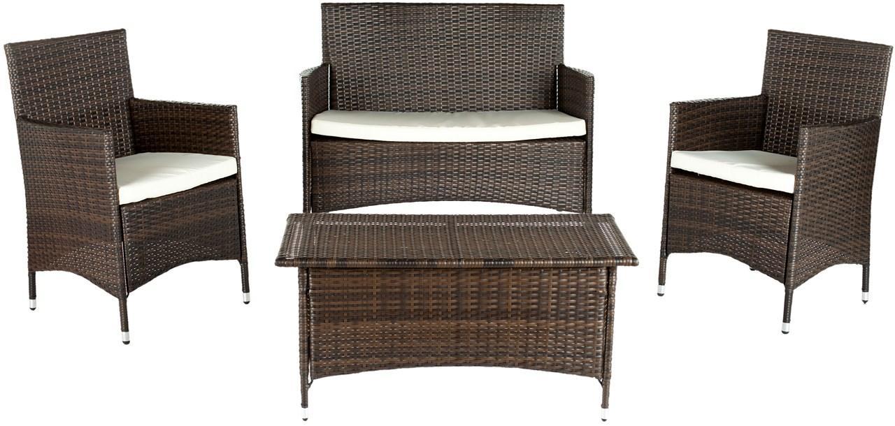 Mojavi 4 Pc Wicker Set