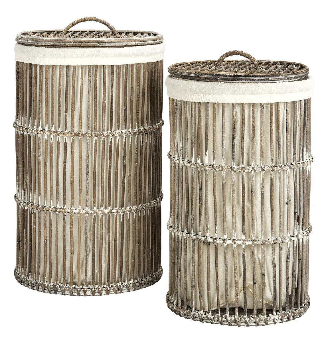 Libby Rattan Storage Hamper With Liner