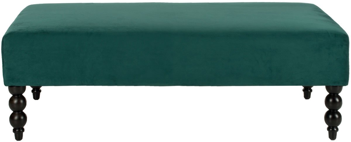 Reagan Ottoman - Silver Nail Heads