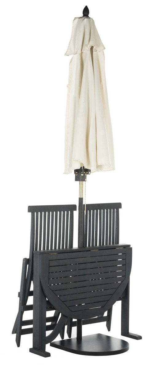 Evert Half Patio Set And Umbrella