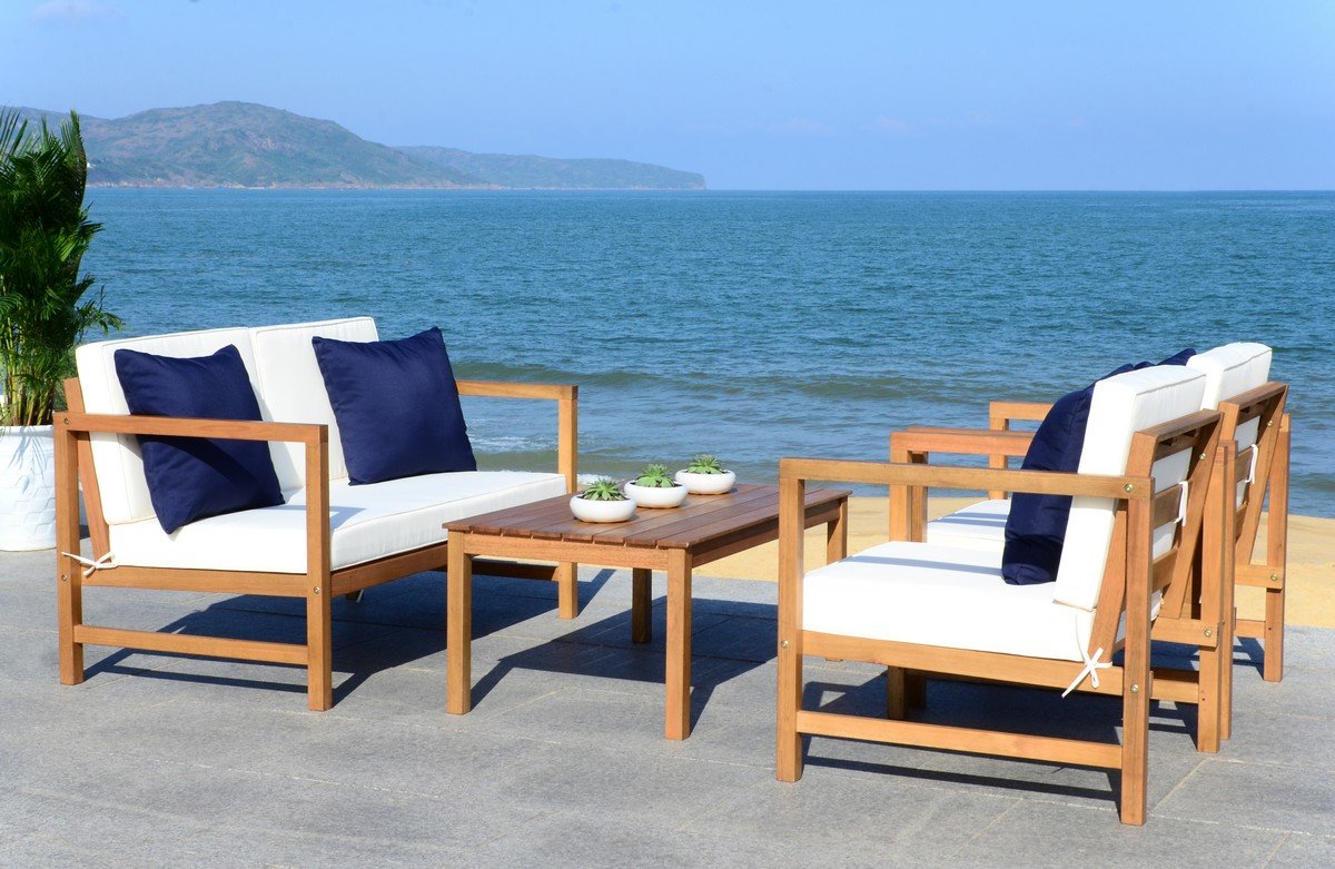 Montez 4 Pc Outdoor Set With Accent Pillows