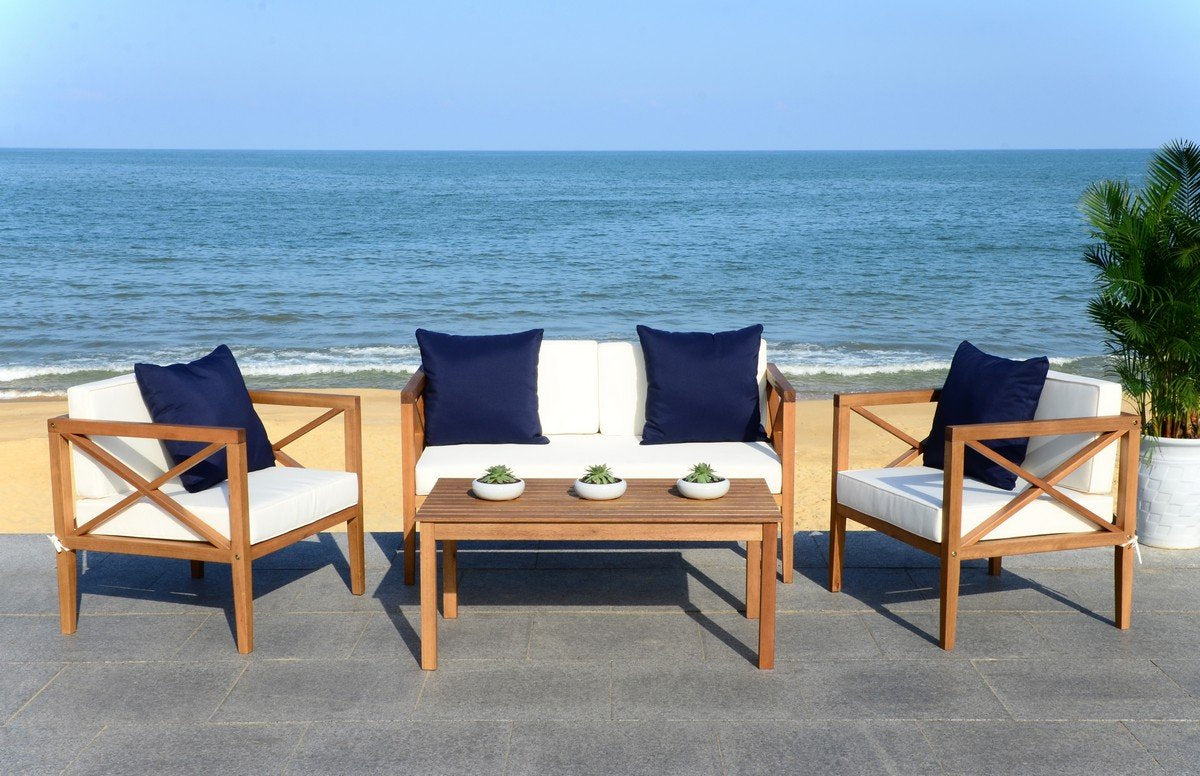 Nunzio 4-pc Outdoor Set With Accent Pillows