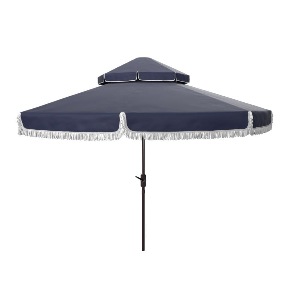 Milan Fringe 9ft Double Top Crank Umbrella