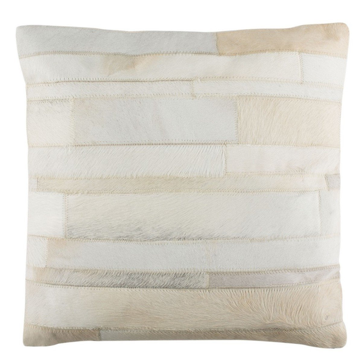 Ruled Cowhide Pillow