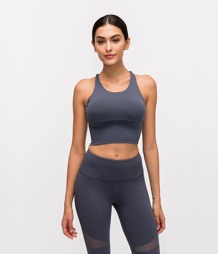 Astoria Seamless Sculpt Sports Crop - Grey
