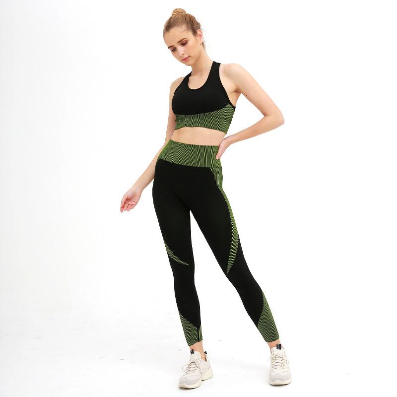 Astoria MOMENTUM Sports Crop - Lime/Black