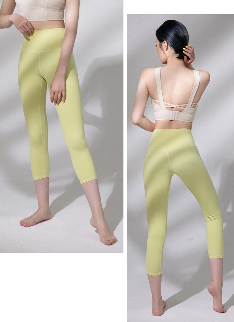 Astoria LUXE Max Support 3/4 Legging - Light Yellow