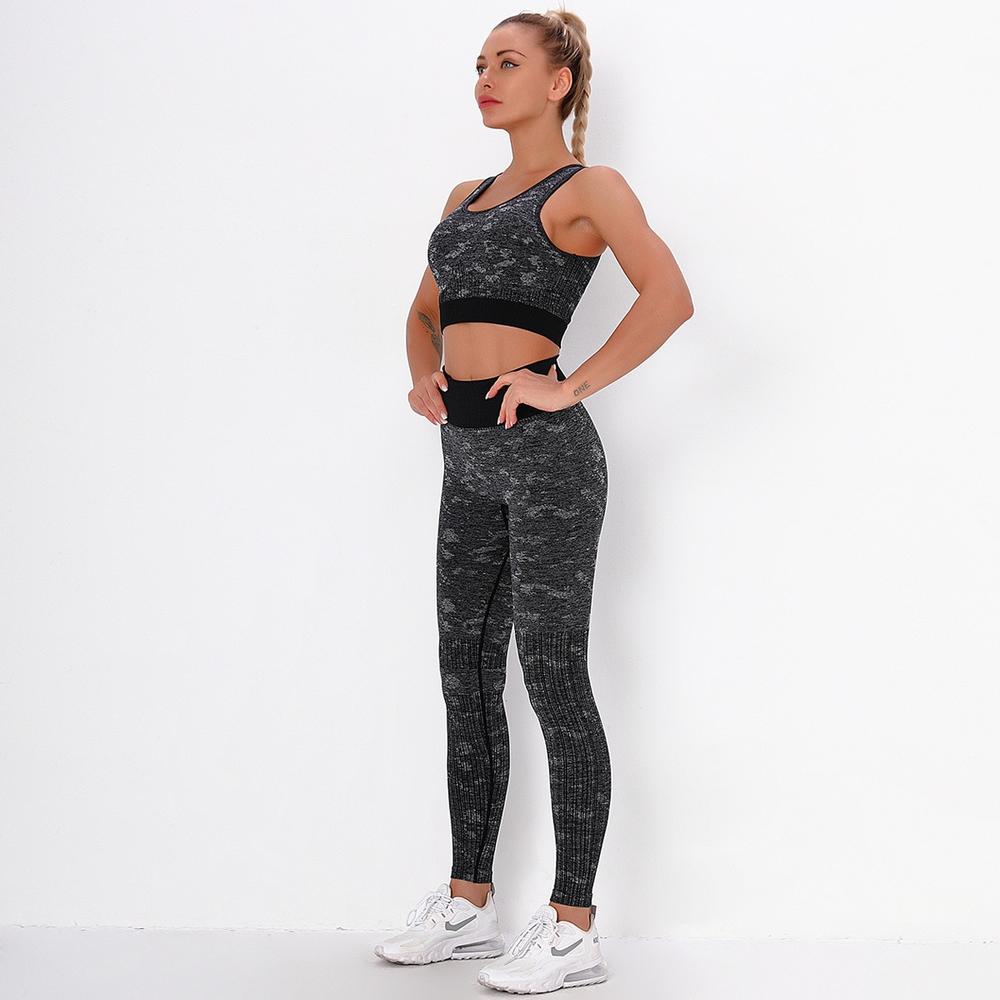 Astoria FLEX Sports Crop - Black/Grey