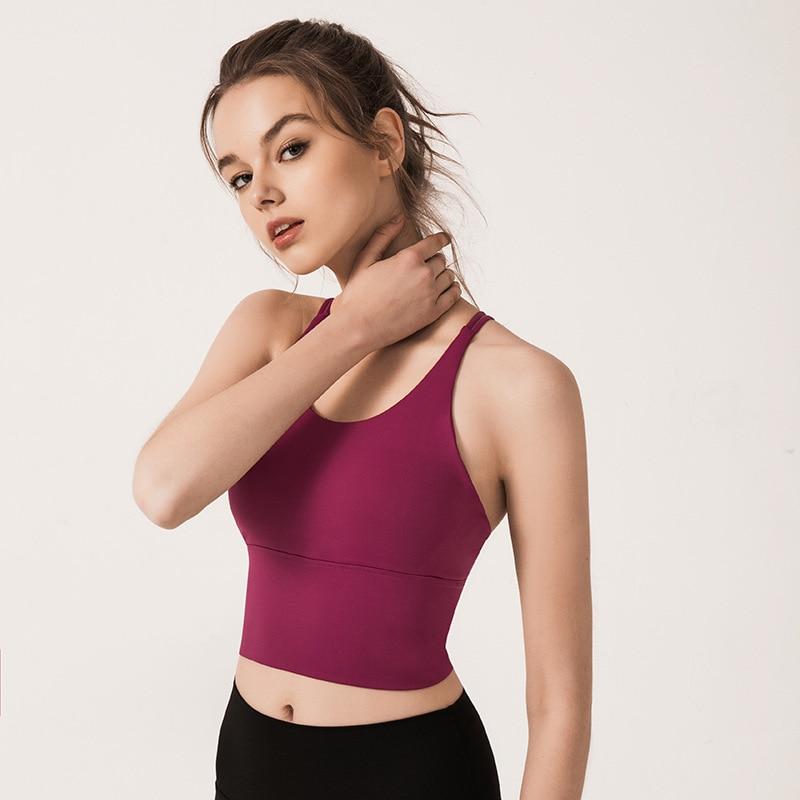 Astoria Seamless Sculpt Sports Crop - Ruby