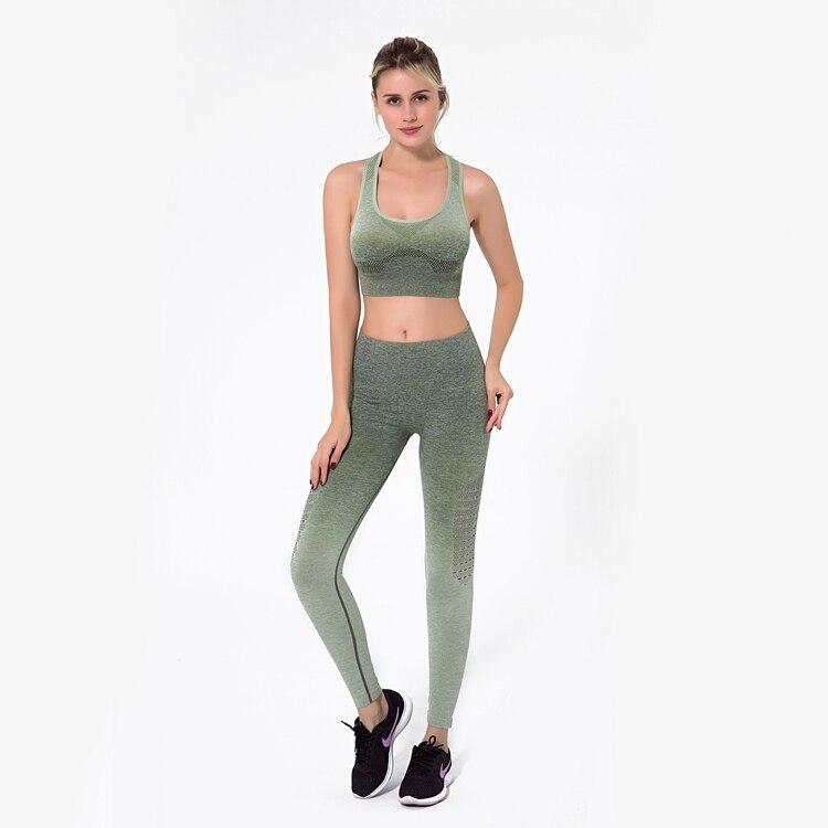 Astoria Seamless Ombre Legging - Army Green