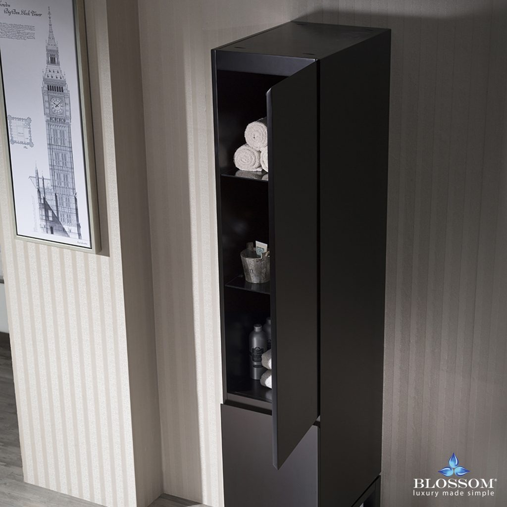 Monaco 15 Inch Linen Cabinet with Legs