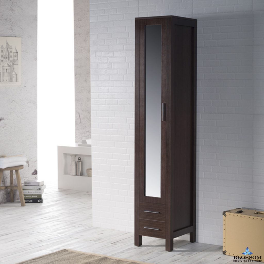 Sydney 15 Inch Mirror Linen Cabinet