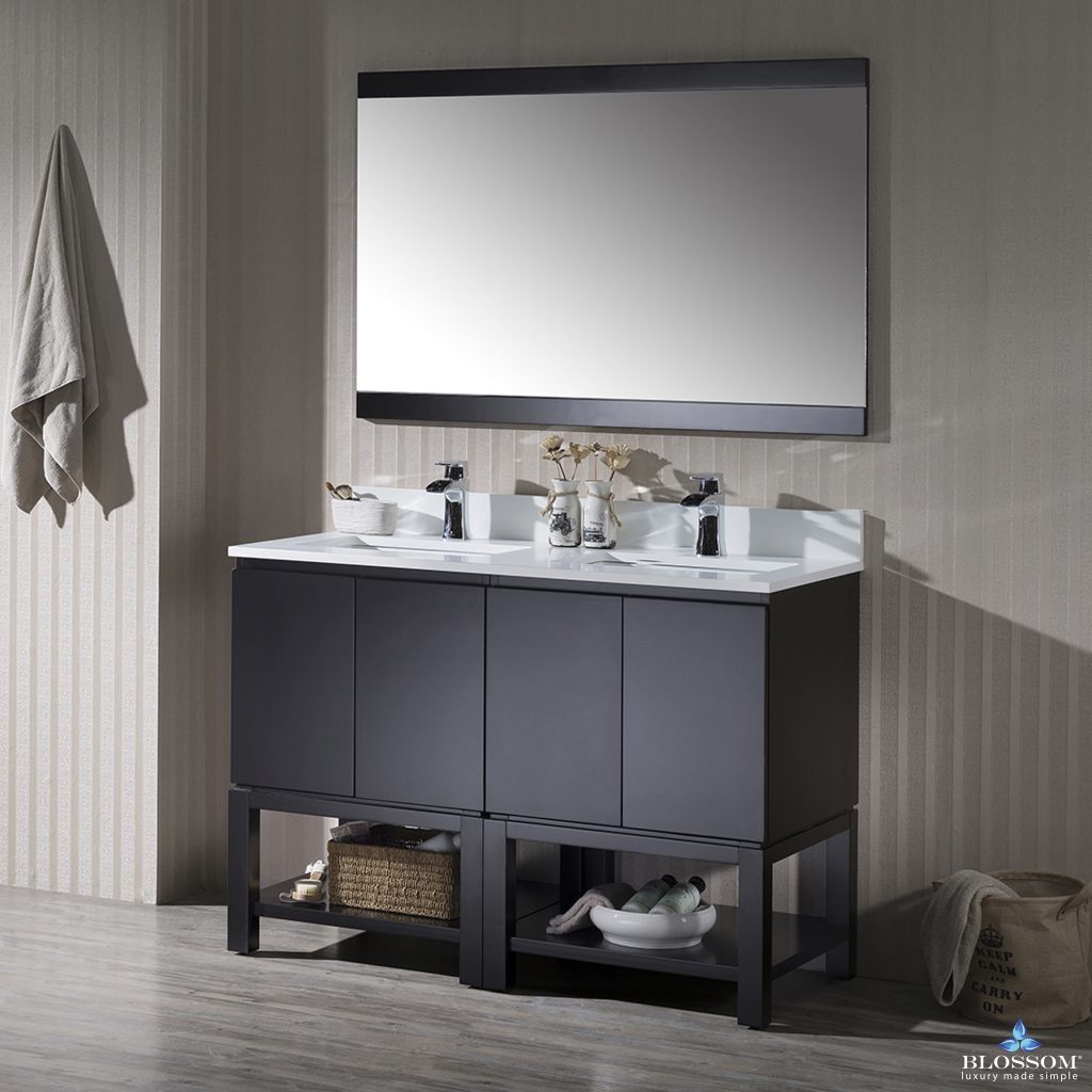 Monaco 48 Inch Vanity (Single or Double Basins)