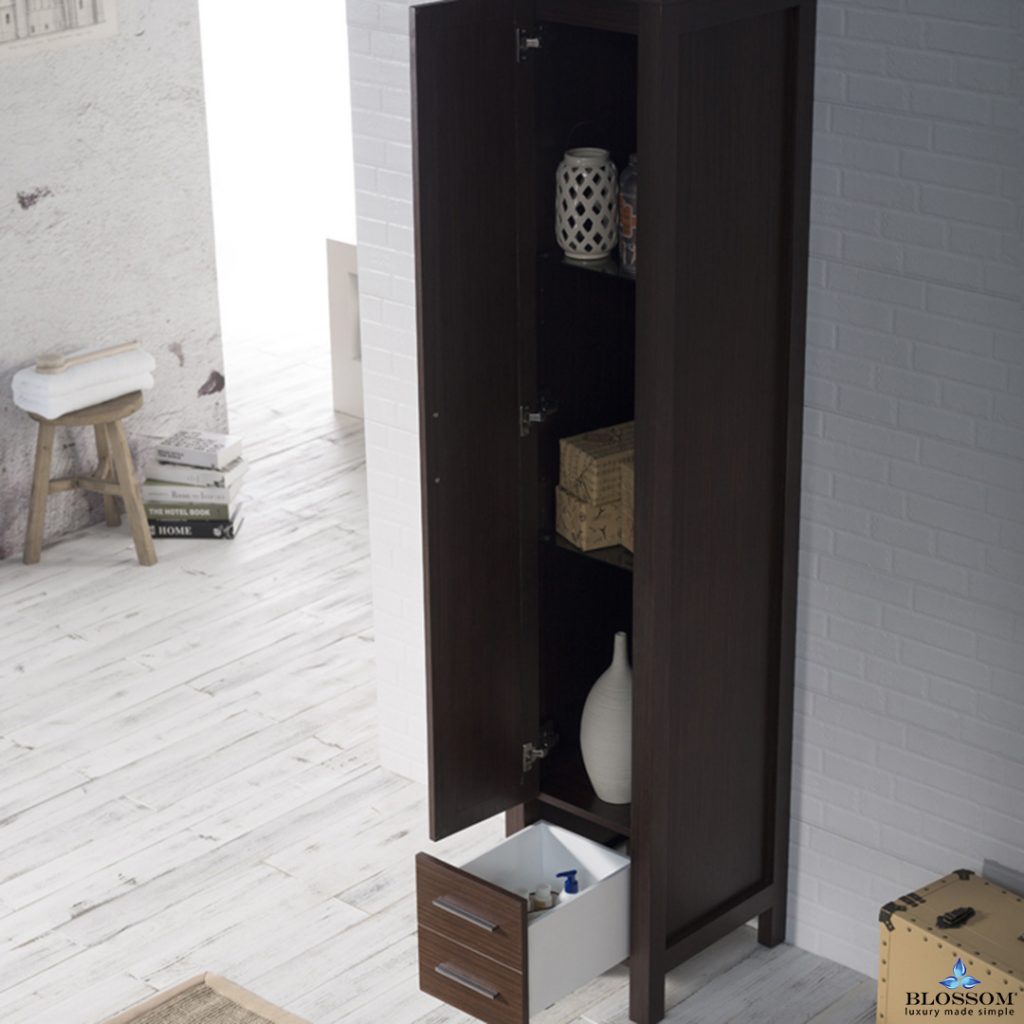 Sydney 15 Inch Mirror Linen Cabinet