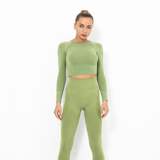 Astoria TEMPO Sleeved Crop - Light Green