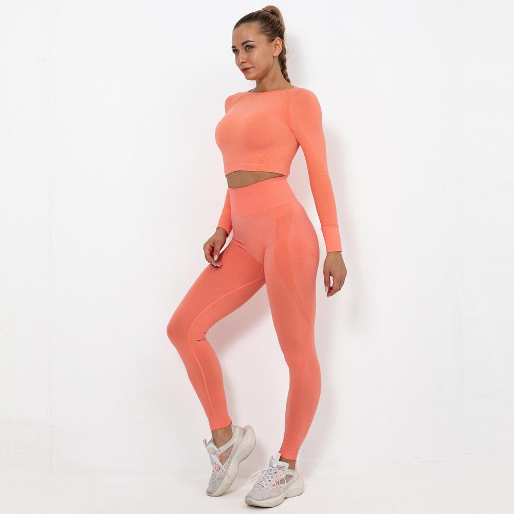Astoria TEMPO Sleeved Crop - Bright Peach