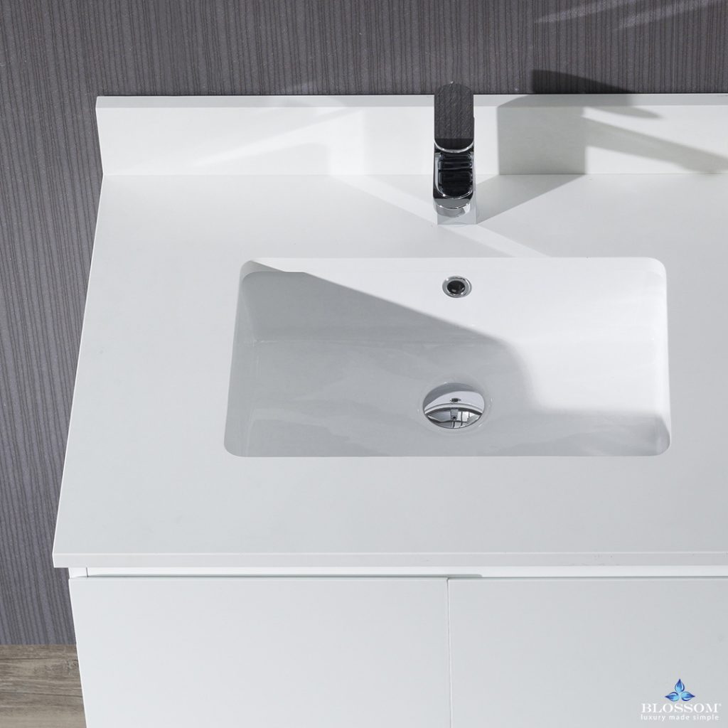 Monaco 42 Inch Vanity (Wall Hung, Chrome Legs, Wood Legs)
