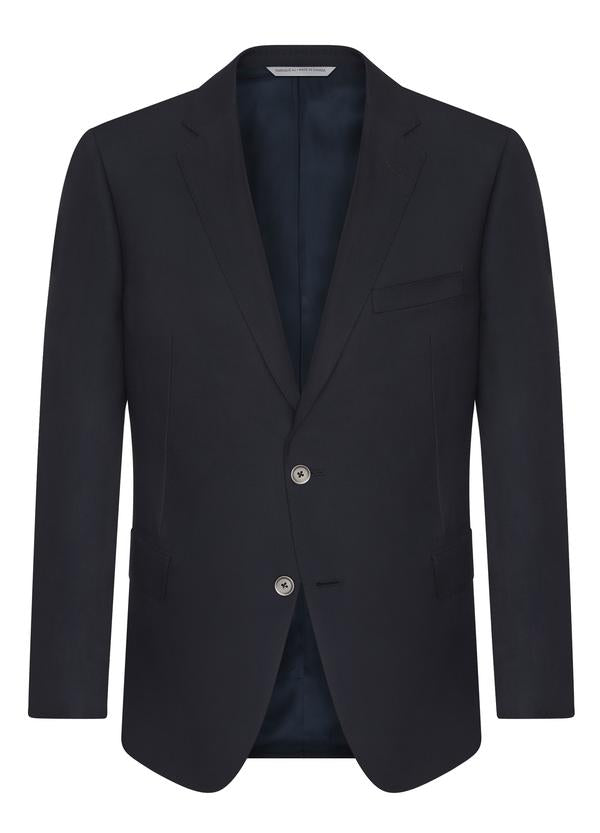 Samuelsohn Navy Ice Wool Blazer