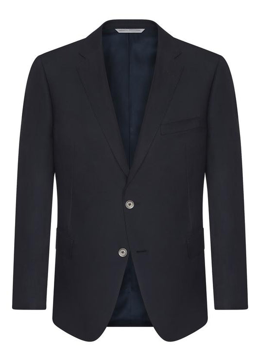 Samuelsohn Navy Ice Wool Blazer