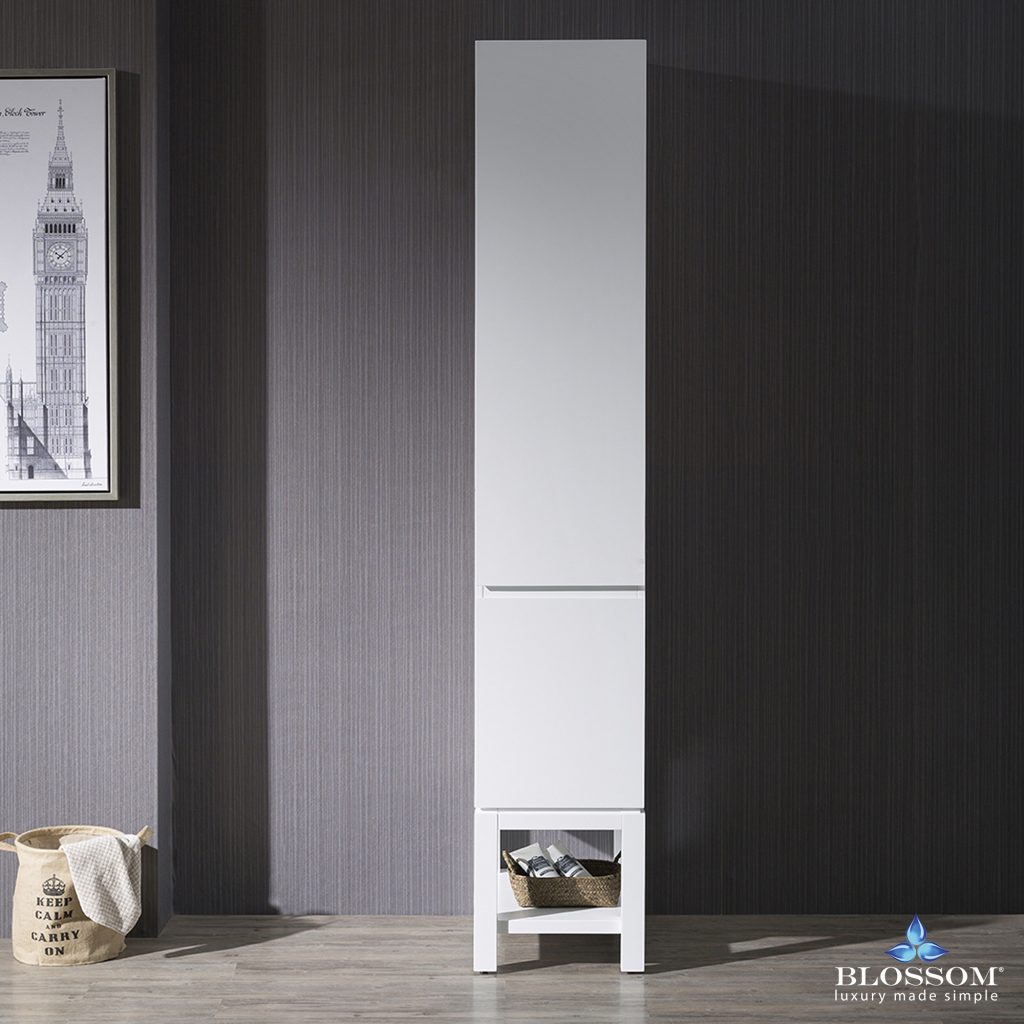 Monaco 15 Inch Linen Cabinet with Legs