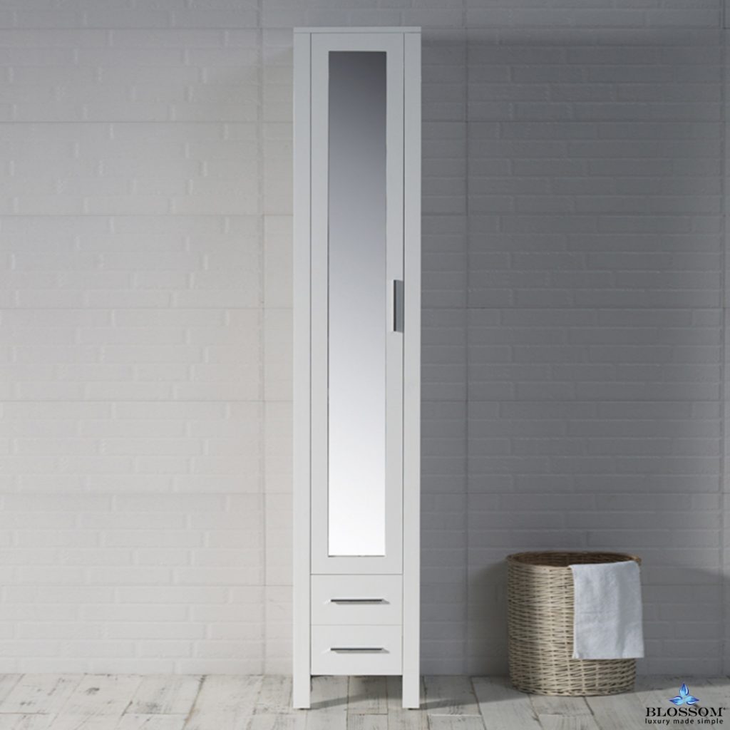 Sydney 15 Inch Mirror Linen Cabinet