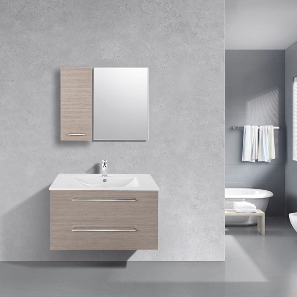 36" Floating Wall-Hung Vanity w/ top