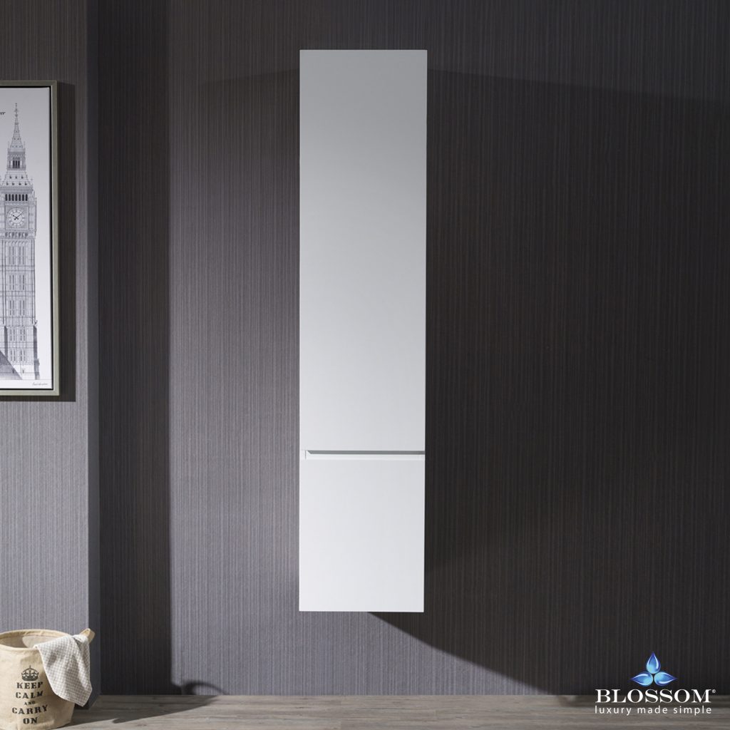 Monaco 15 Inch Wall Hung Linen Cabinet