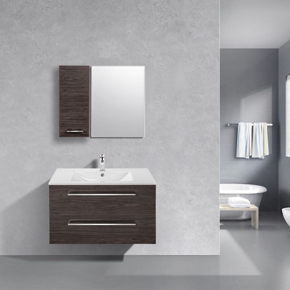 30" Floating Wall-Hung Vanity w/ top