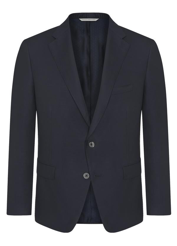 Samuelsohn Blue Double Twist Blazer - Classic Fit