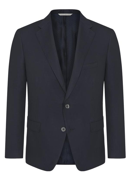 Samuelsohn Blue Double Twist Blazer - Classic Fit