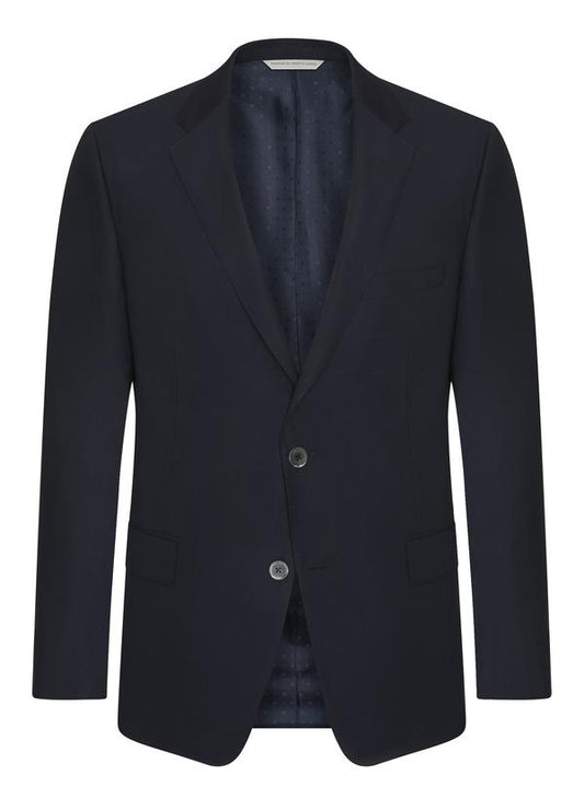 Samuelsohn Blue Double Twist Blazer