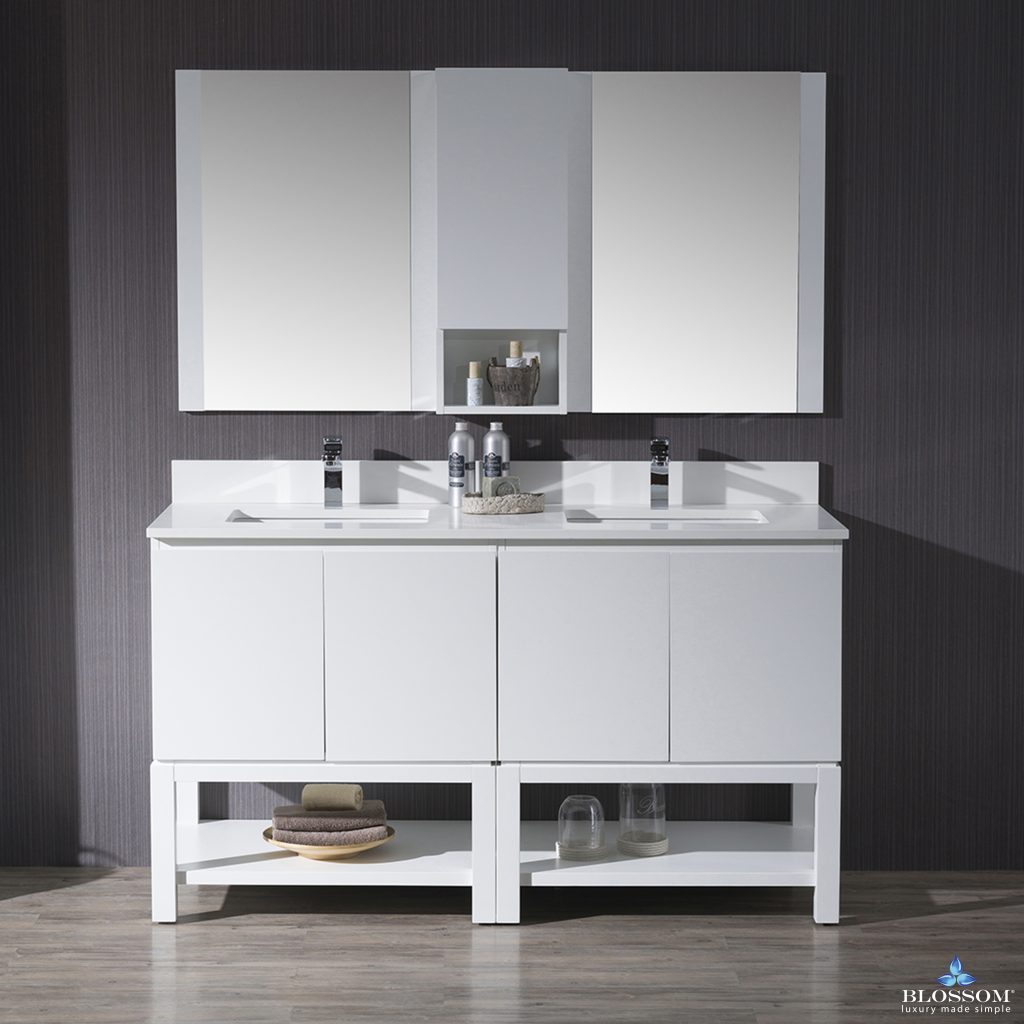 Monaco 60 Inch Free-Standing Vanity