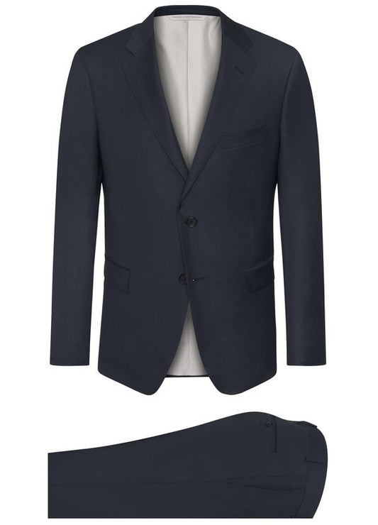 Samuelsohn Navy Ice Wool Suit - Classic Fit